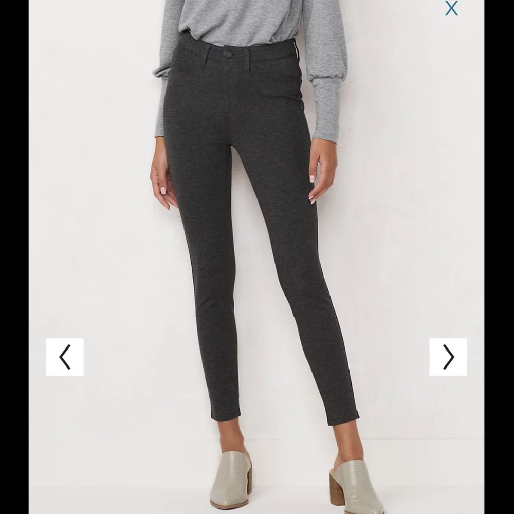 Lauren Conrad Super Skinny High Rise Ponte Pants, Size M